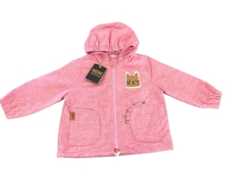 Raincoat for a girl, size 86-110 cm, Midimod Gold (M52118PEMBE)
