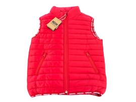 Red vest for children, size 116-140 cm, Midimod Gold (M22404KIRMIZI)