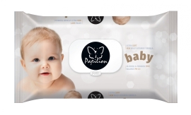 Влажные салфетки детские PAPILION 72шт (с крышкой) Турция