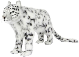 Великі мякі іграшки Сніговий барс, Hansa, серія Animal Seat, 78 см, арт. 7240