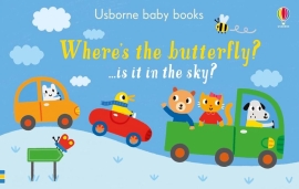 Детская книга Wheres the Butterfly?, Usborne, английский с рождения 10 стр