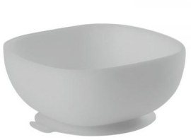 Beaba® | Силиконовая миска на присоске для кормления ребенка Grey