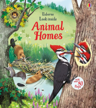 Детская книга Usborne — Внутри домов животных, англ. язык (9781474942928)