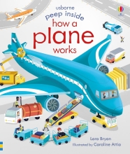 Детская книга Usborne — Загляните внутрь, как работает самолет, англ. язык (9781474953023)