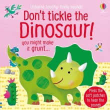 Usborne Книга  Пощекочи динозавра