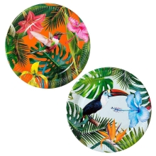 Talking Tables Disposable plates (12 pcs), Tropics, England