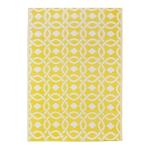 Woven carpet Talking Tables, yellow, Boho series