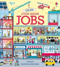 Детская книга Usborne — Загляните внутрь профессий, англ. язык (9781474968898)