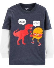 Carters Дитяча футболка-лонгслів Продуктова атака 2T (88-93 см)