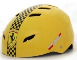 Ferrari® Шлем регулируемый для роликов, скейтов FAH50 желтый, L, Италия