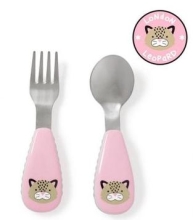 Набор вилка и ложка Леопард, Skip Hop™ США