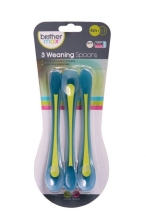 Ложечки для кормления Brother Max с индикатором температуры, голубой/зеленый (71275BG2)