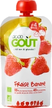 Детское фруктовое пюре GOOD GOUT Клубника-Банан 120 г.