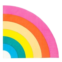 Talking Tables Disposable Napkins Rainbow, 16 pcs, England