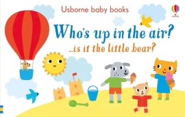 Детская книга Whos up in the Air?, Usborne, английский с рождения 10 стр