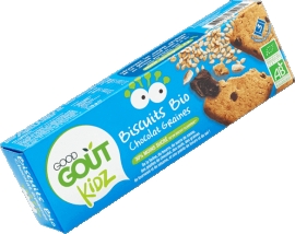 Печенье GOOD GOUT с шоколадом, кунжутом и семечками 110г