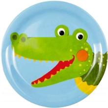 Меламиновая тарелка Крокодил, Spiegelburg ™ Германия