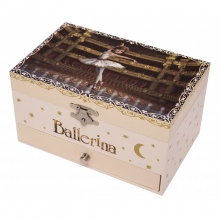 Musical box Ballerina Jump, Trousselier, glows in the dark, art. S60111