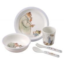Petit Jour Paris™ Подарочный набор детской посуды Эрнест и Селестина, белый