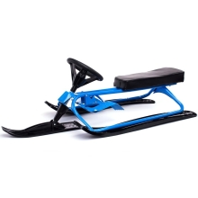 Снегокат управляемый, металл, синий, 5кг, до 80кг, YongKang™ Shuangbo, Китай (SB-SLED-09)