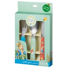 Petit Jour Paris™ Подарочный набор детских столовых приборов из 3 предметов Кролик Питер