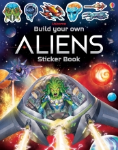 Usborne Книга с наклейками Создай своего инопланетянина