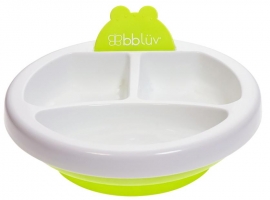 Heated plate Platö, BBluv, with suction cup, light green, art. B0107-L