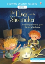 Детская книга + обучение The Elves and the Shoemaker, Usborne, английский 5+ лет 32 стр