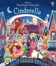 Детская книга Peep Inside a Fairy Tale Cinderella, Usborne, английский 3+ лет 14 стр
