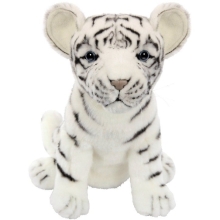Іграшка на руку Білий тигр, Hansa, 27см, арт.8109
