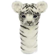 Іграшка на руку Білий тигр, Hansa, 23см, арт.8168