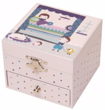 Музыкальная шкатулка  Нинон Принц и Принцесса, фигурка балерины, Trousselier™, Франция (S20599)