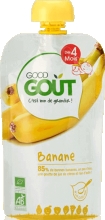 Детское фруктовое пюре GOOD GOUT Банан 120 г.