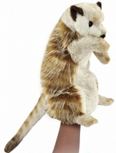 Meerkat Hansa 28 cm, realistic soft Puppet Toy (4721)