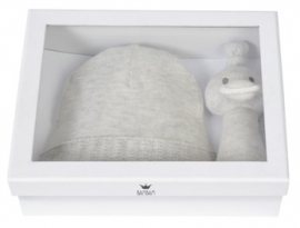 Подарочный набор для новорожденного (шапочка, погремушка) Bam Bam, Голландия