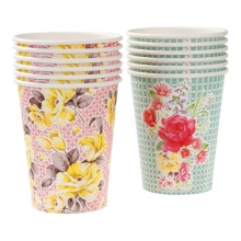 Talking Tables Disposable cups (12 pcs., 2 designs),TRULY SCRUMPTIOUS, England