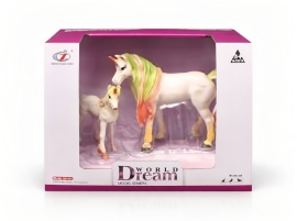 Набір Єдиноріг Ніжність 2шт жовтий Dino Toys (55668)