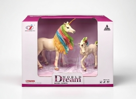 Набір Єдиноріг Веселка 2шт зелений Dino Toys (55675)