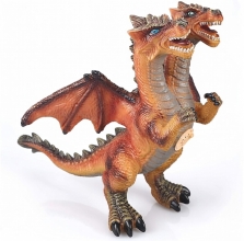 Фігурка Дракон з двома головами зі звуком коричневий Dino Toys (54982)