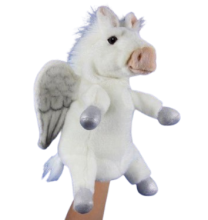 Plush Toy Pegasus Puppet 28cm, Hansa (86165)