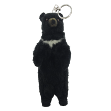 Plush Toys Plush Toy-Keychain Black Bear 17.5 cm, Hansa (79976)