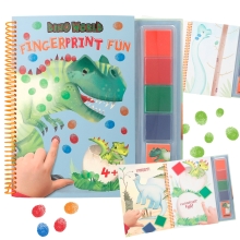 Coloring book Dino World Finger painting, Depesche (30065)
