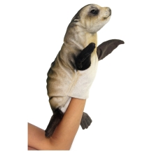 Plush Toys Plush Toy Seal small, Puppet series, 35 cm. Length, Hansa (80330)