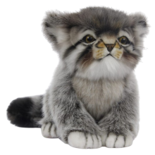 Plush Toy Kitten Manula, 31 cm long, Hansa (72991)