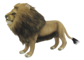 Plush Toys Plush Toy Lion, length 28 cm, Hansa (79761)