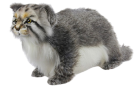 Мяка іграшка Кіт Палласів, що стоїть, висота 30 см., Hansa (70775)