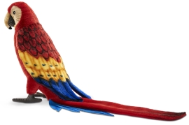 Plush Toys Plush Toy Red Macaw, height 72 cm, Hansa (30670)