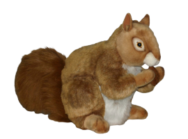 Plush Toys Plush Toy Squirrel with a nut, height 49 cm, Hansa (33367)