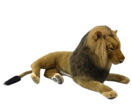 Plush Toys Lion Laying 100 cmL., HANSA (3568)