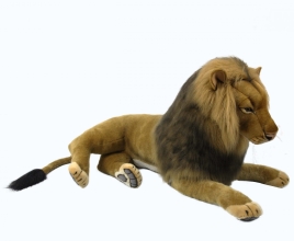 Lion Laying 100 cmL., HANSA (3568)